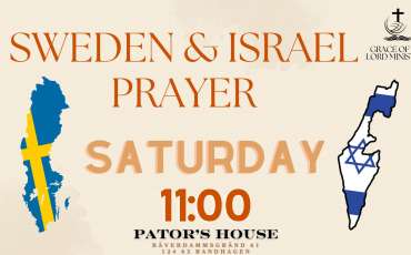Pray for Sweden and Israel